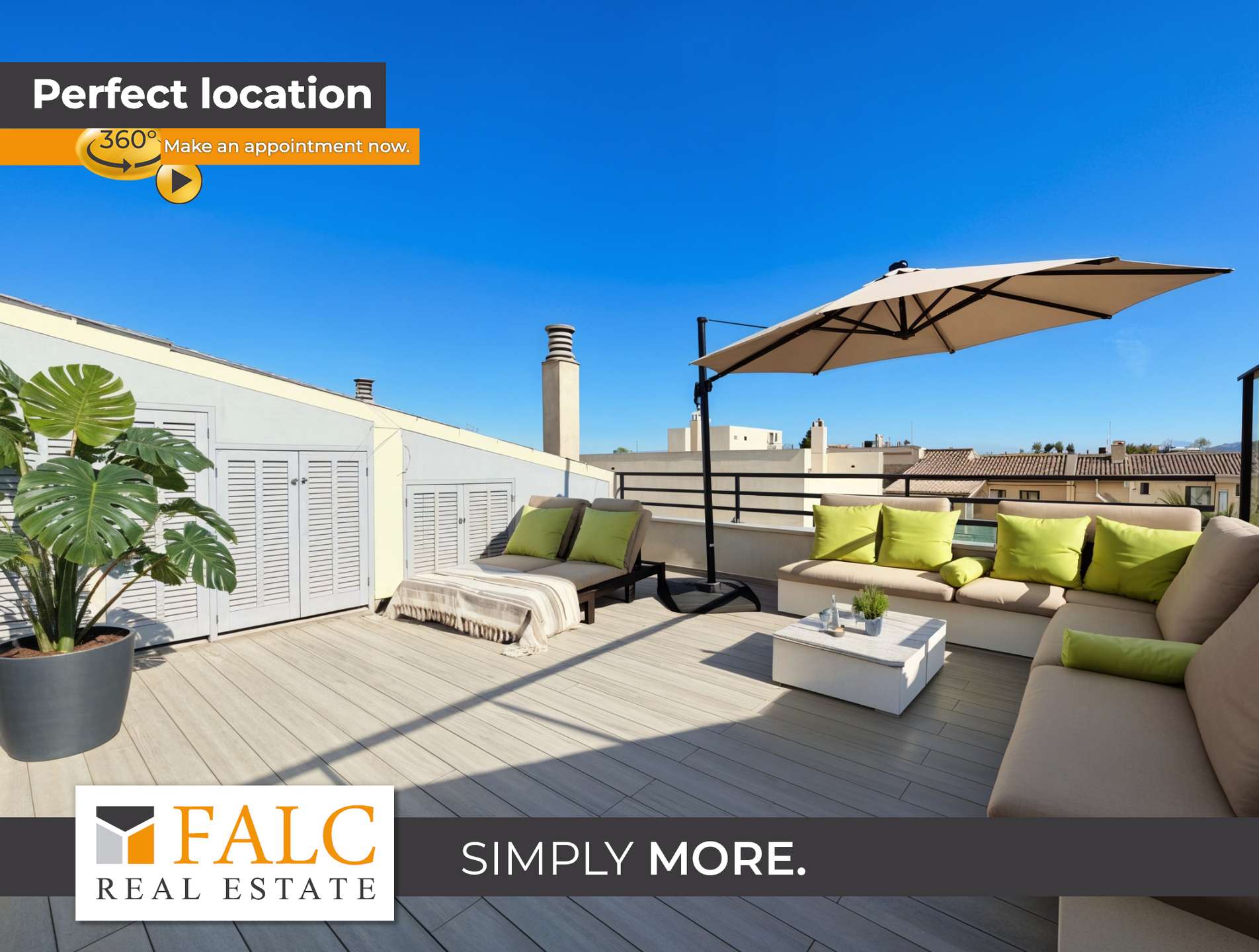 Dachterrasse - (KI generiert)